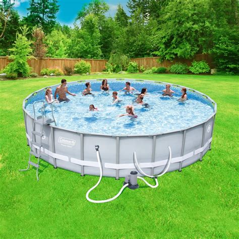 Both Intex and Coleman are well-known companies that make a variety of products. . Coleman power steel pool